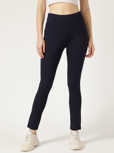 

V2 Value & Variety Women Navy Blue Solid Jeggings