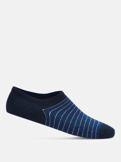 

Ajile by Pantaloons Men Navy Blue & White Striped Shoe-Liners