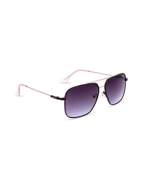 

OPIUM Men Purple Rectangle Sunglasses