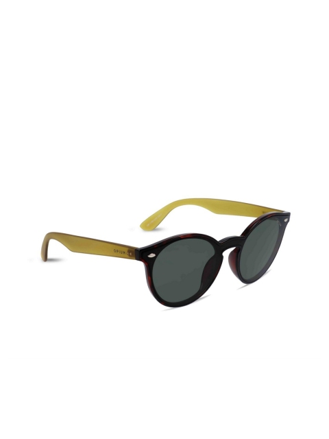 

OPIUM Women Green Lens & Brown Round Sunglasses with UV Protected Lens - OP-1780-C03