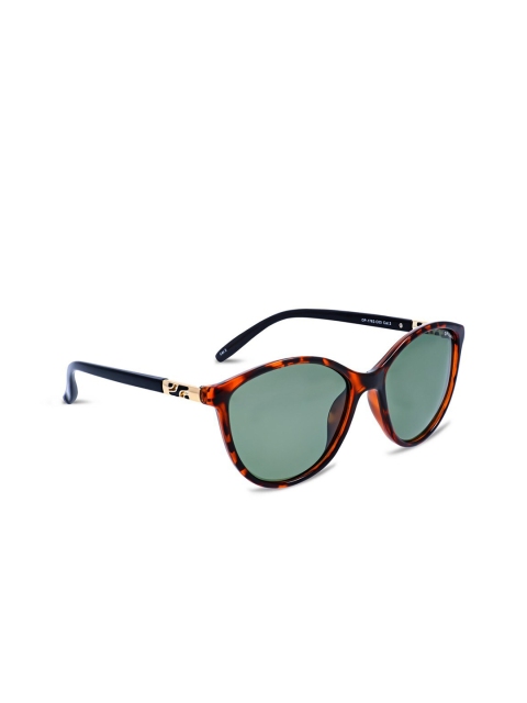 

OPIUM Women Brown & Black UV Protected Oval Sunglasses OP-1782-C03-Brown