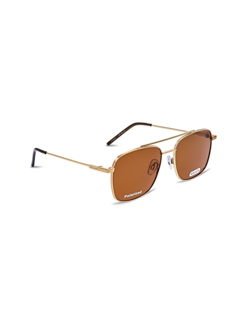 

OPIUM Men Brown Square Sunglasses