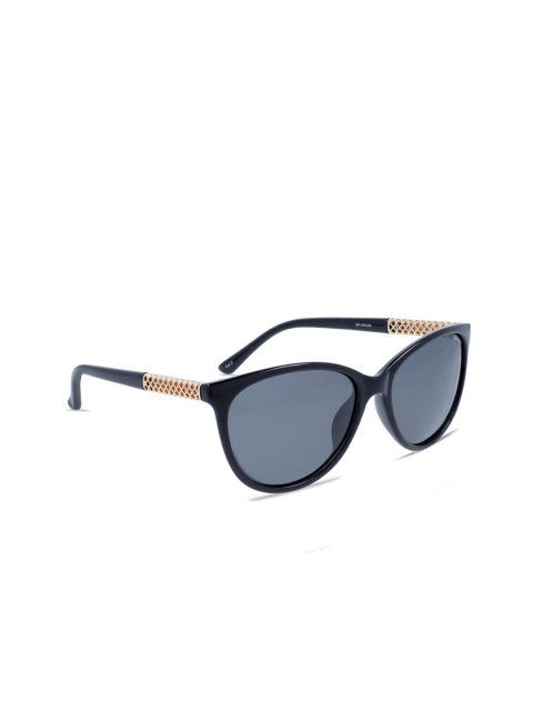 

OPIUM Women Black UV Protected Cat Eye Sunglasses OP-1479-C04-Black, Grey
