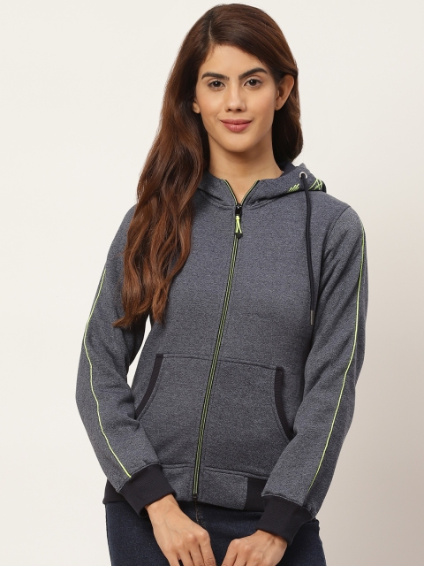 

Monte Carlo Women Navy Blue Hooded Sweatshirt