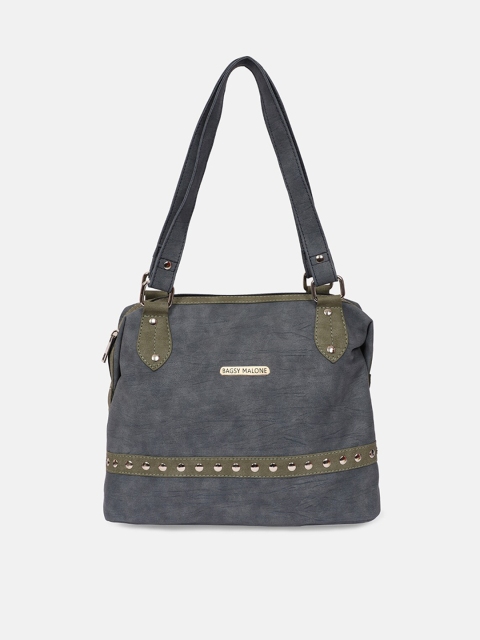 

Bagsy Malone Stylish Grey Shoulder Handbag