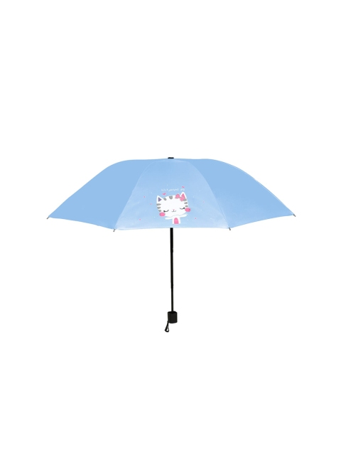 

Toniq Kids Blue & White Pretty Kitty Cat Printed Everyday Umbrella