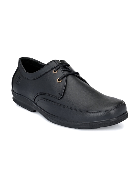 

Eego Italy Men Black Solid Formal Derbys