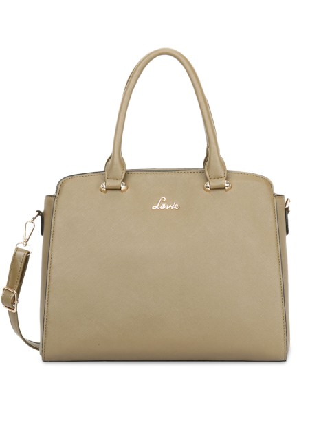 

Lavie Olive Solid Synthetic Handheld Bag