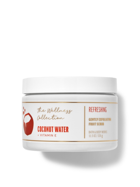 

Bath & Body Works Coconut Water Gently Exfoliating Fruit Scrub 326 g, White