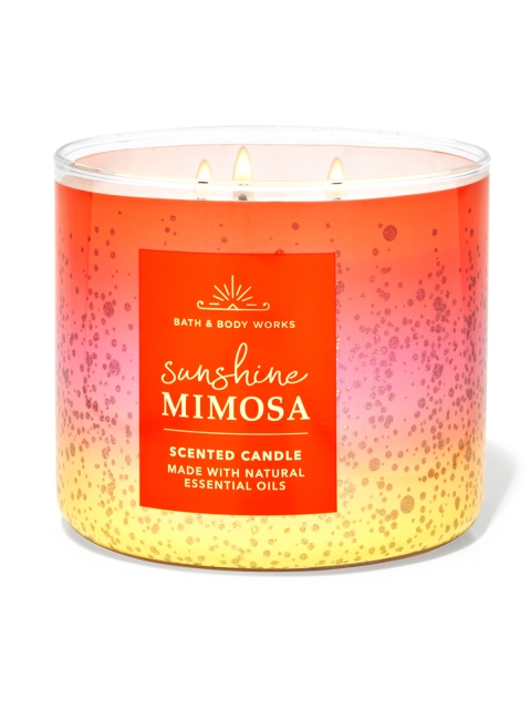 

Bath & Body Works Sunshine Mimosa 3-Wick Candle 411 g, Orange