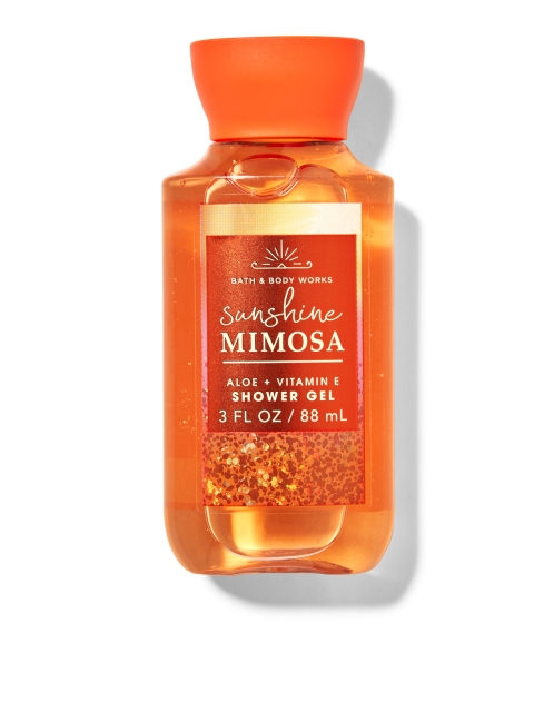 

Bath & Body Works Sunshine Mimosa Travel Size Shower Gel 88 ml, Orange