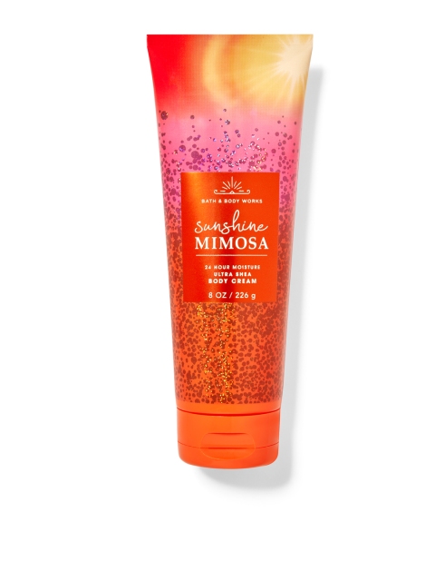 

Bath & Body Works Sunshine Mimosa Ultra Shea Body Cream 226 g, Orange