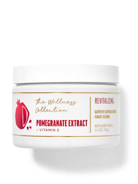 

Bath & Body Works Pomegranate Extract Gently Exfoliating Fruit Scrub 326 g, White