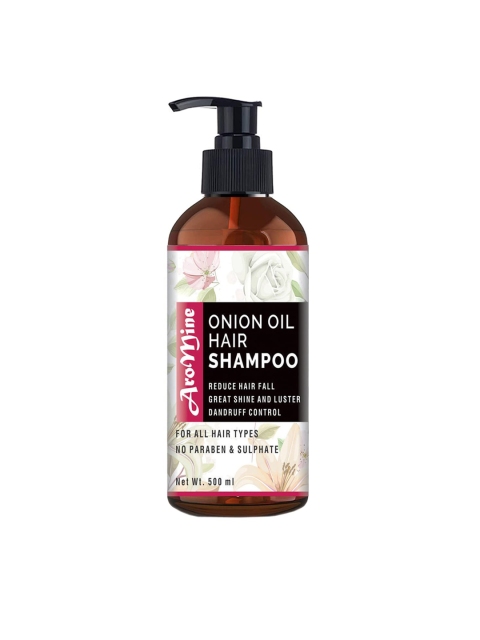

AroMine Premium Onion Shampoo for Hair Growth & Hair Fall Control 500ML, Red