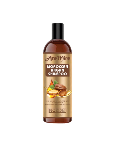 

AroMine Moroccan Argan Shampoo 100 ml, Brown