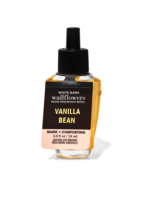 

Bath & Body Works Vanilla Bean Wallflowers Home Fragrance Refill 24 ml, Transparent