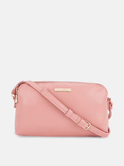 

Forever Glam by Pantaloons Pink Structured Sling Bag