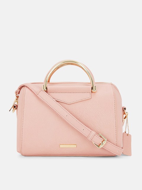 

Forever Glam by Pantaloons Pink Structured Handheld Bag