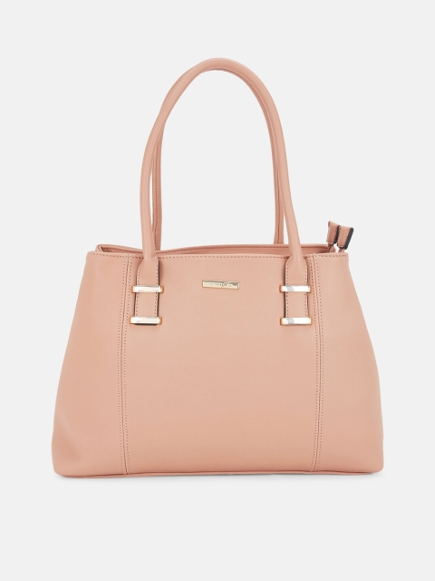 

Forever Glam by Pantaloons Pink Structured Shoulder Bag with Applique