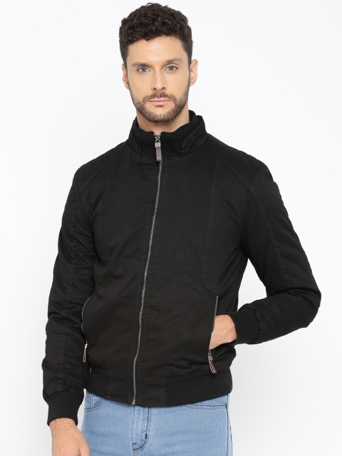 

The Indian Garage Co. Black Padded Bomber Jacket