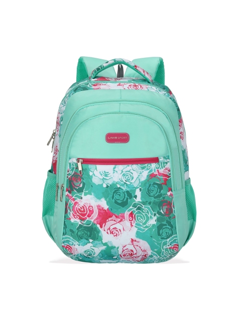 

LAVIE SPORT Unisex Green & Magenta Graphic Backpack