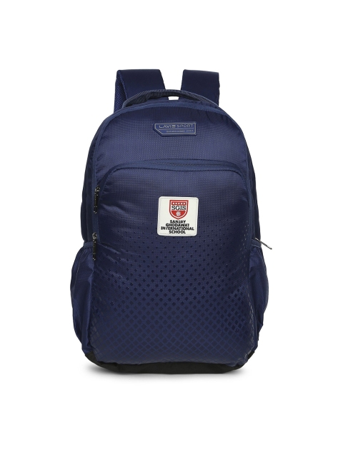 

LAVIE SPORT Unisex Navy Blue Solid Backpack