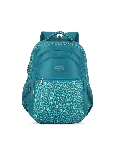

LAVIE SPORT Unisex Blue & off White Printed Backpack