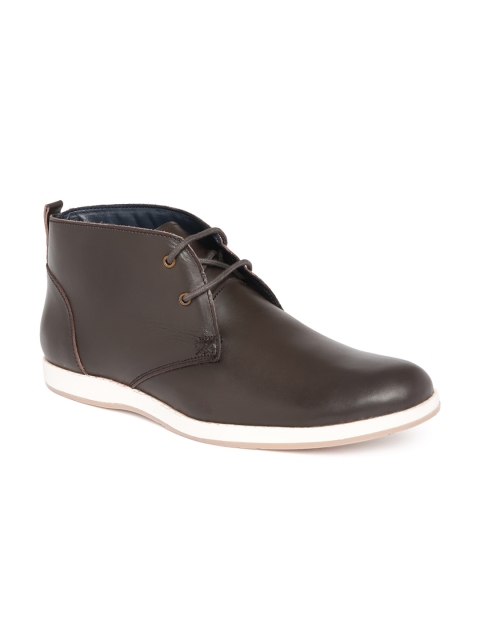 

Carlton London Men Brown Leather Derbys