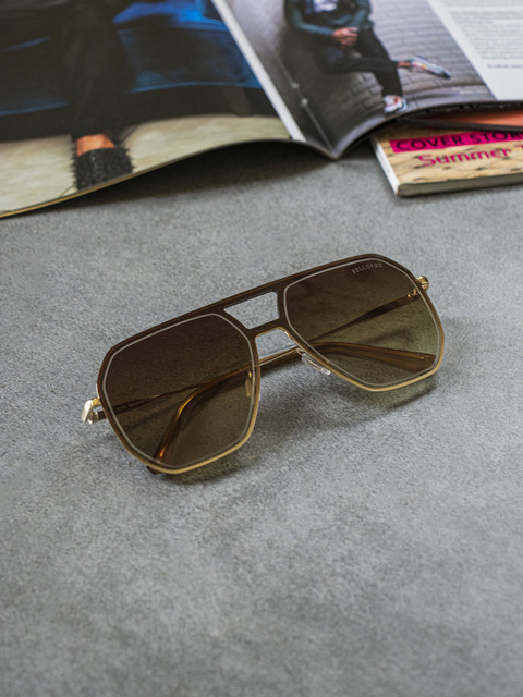 

Bellofox Unisex Brown Square Sunglasses