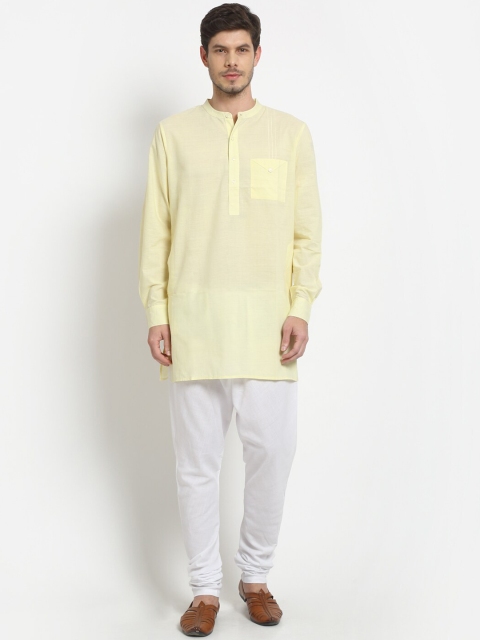 

Ekmatra Men Yellow Straight Kurta