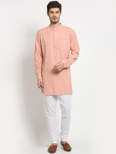 

Ekmatra Men Pink Straight Kurta
