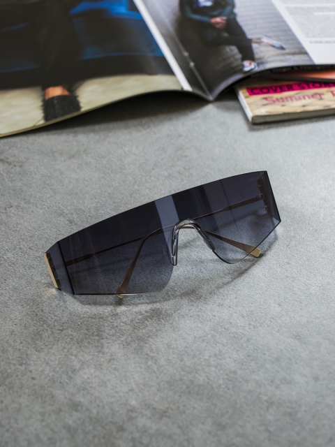 

Bellofox Unisex Violet Rim-Less Shield Sunglasses
