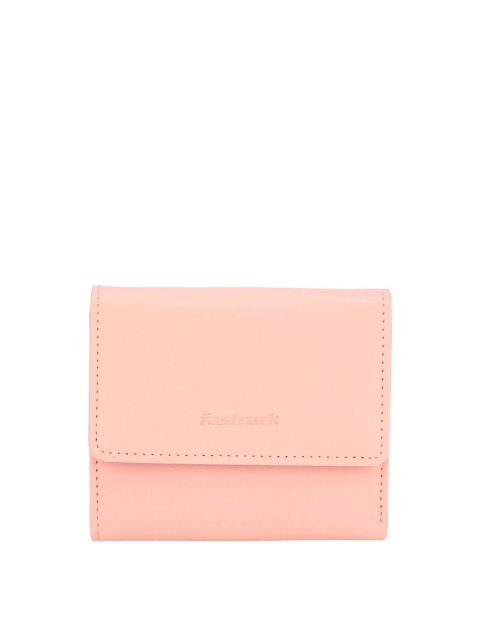 

Fastrack Women Pink Solid Three Fold Wallet