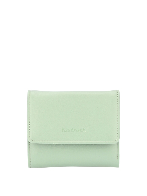 

Fastrack Women Green PU Three Fold Wallet