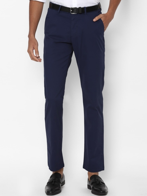 

Allen Solly Men Navy Blue Trousers