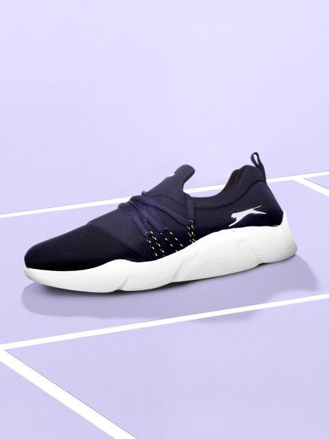 

Slazenger Men Navy Blue Solid Running Shoes