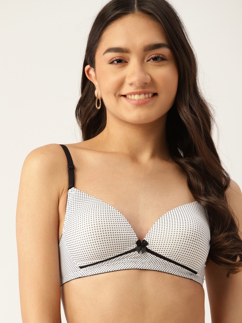 

DressBerry White & Black Lightly Padded T-shirt Bra DB-WPD-NEWPT8-002