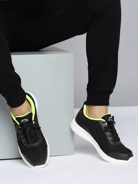 

Slazenger Men Black Mesh Running Shoes