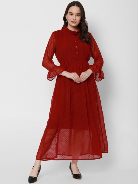 

Twenty3 Red Georgette Maxi Dress