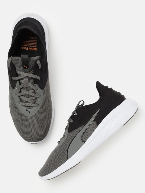 

Puma Men Grey Textile Better Foam Emerge 3D Running Shoes