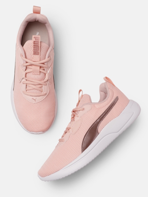 

Puma Women Pink Resolve Metallic Running Shoes