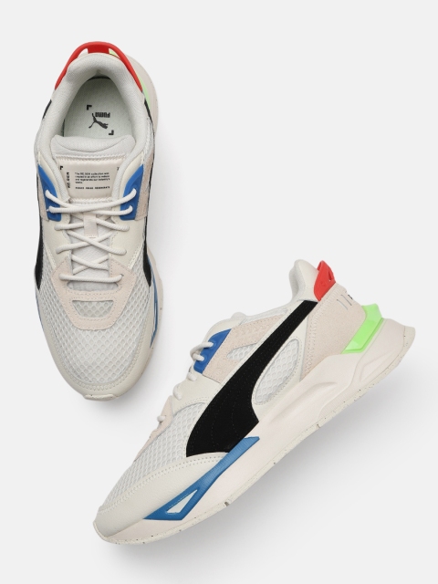 

Puma Unisex Cream-Coloured Mirage Sport Re.Gen Sneakers