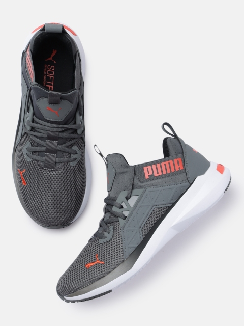 

Puma Men Grey Softride Enzo NXT Fade SoftFoam Running Shoes