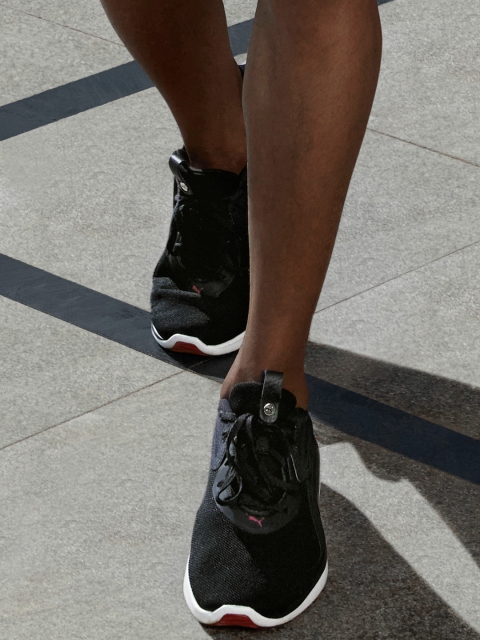 

Puma Men Black Better Foam Emerge 3D Running Shoes