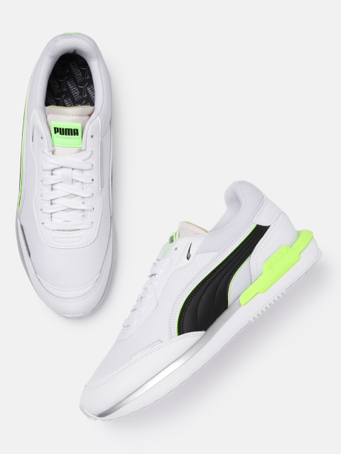 

Puma Unisex White City Rider Ripstop Sneakers