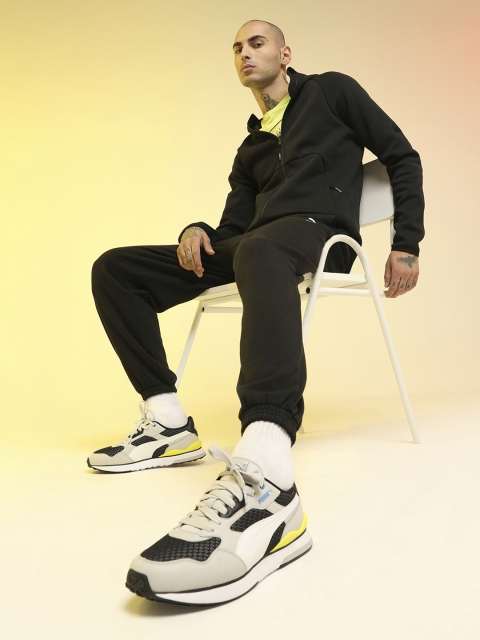 

Puma Unisex Grey & Black Colourblocked R78 FUTR Cyber Trainers