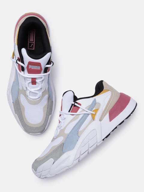 

Puma Women White Hedra Bright Heights Sneakers
