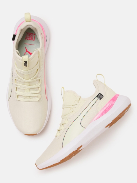 

Puma Women Cream-Coloured XT FM Utility Training Shoes