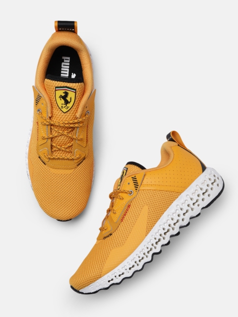 

PUMA Motorsport Men Mustard Yellow Ferrari RCT Xetic Forza Sneakers