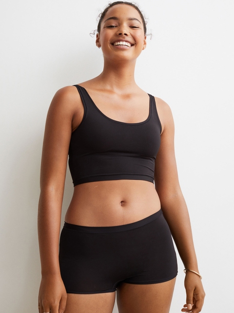 

H&M Woman Black 2-pack shortie briefs